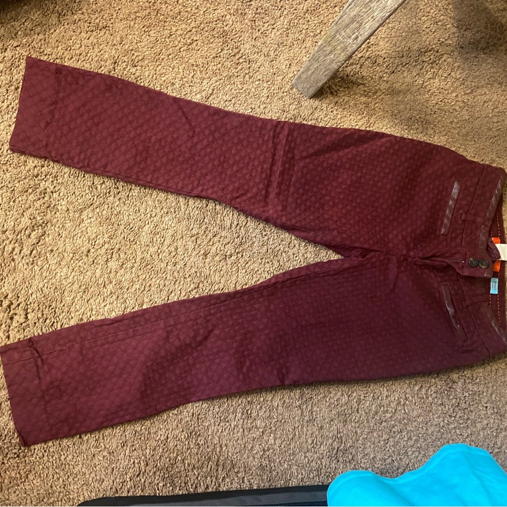 Cartonnier Red Chinos Straight Leg